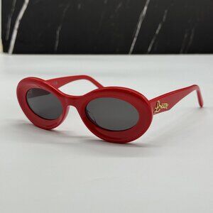 NEW LOEWE SUNGLASSES RED WOMEN EYEWEAR LOEWE LW40110U 66A